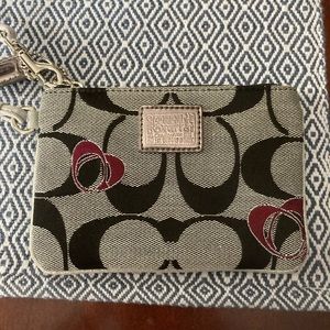 Coach Poppy collection wristlet